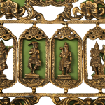 Brass Dashavatar Wall Hanging | 30" x 12" Divine Art | 7.6kg Antique Finish Masterpiece | Sacred Avatar Series | Wall Decor | Jaipurio
